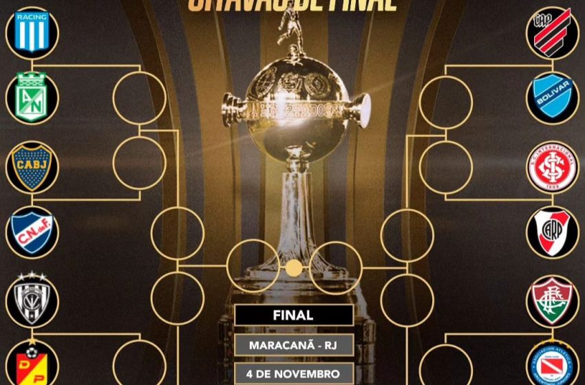  Definido os confrontos dos times brasileiros na Copa Libertadores da América 2023