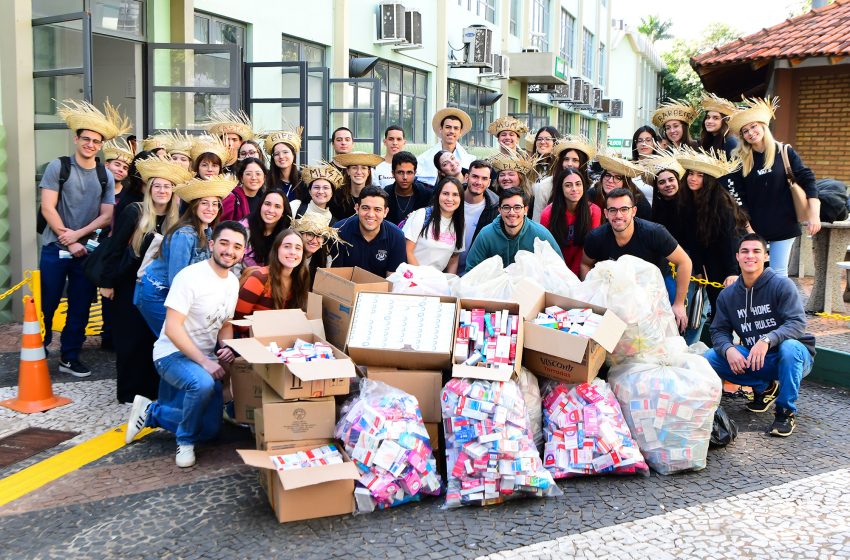 Trote solidário arrecada mais de 13 mil medicamentos